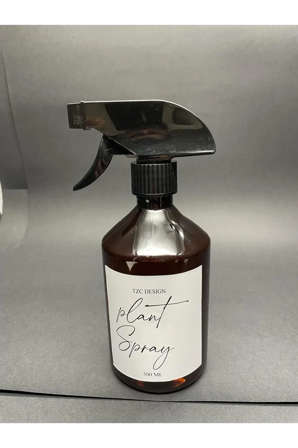 Amber Kahverengi plastik Şişe Bitki Spreyi Plant Spray 500 Ml Bey