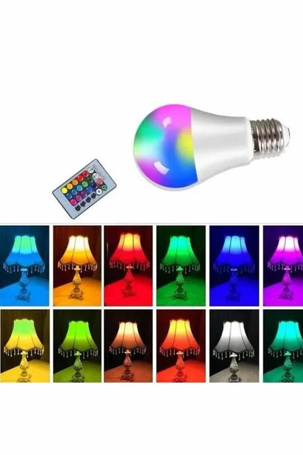 Ambiyans Aydınlatma RGB Led Lamba Kumandalı Renk Değiştirebilen Fiyatı, Yorumları ve Özellikleri