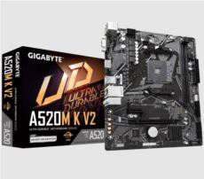 Gigabyte Amd A520 Ultra Dayanikli Anakart Pcie 3.0 X4 M.2 Akilli Fan 5