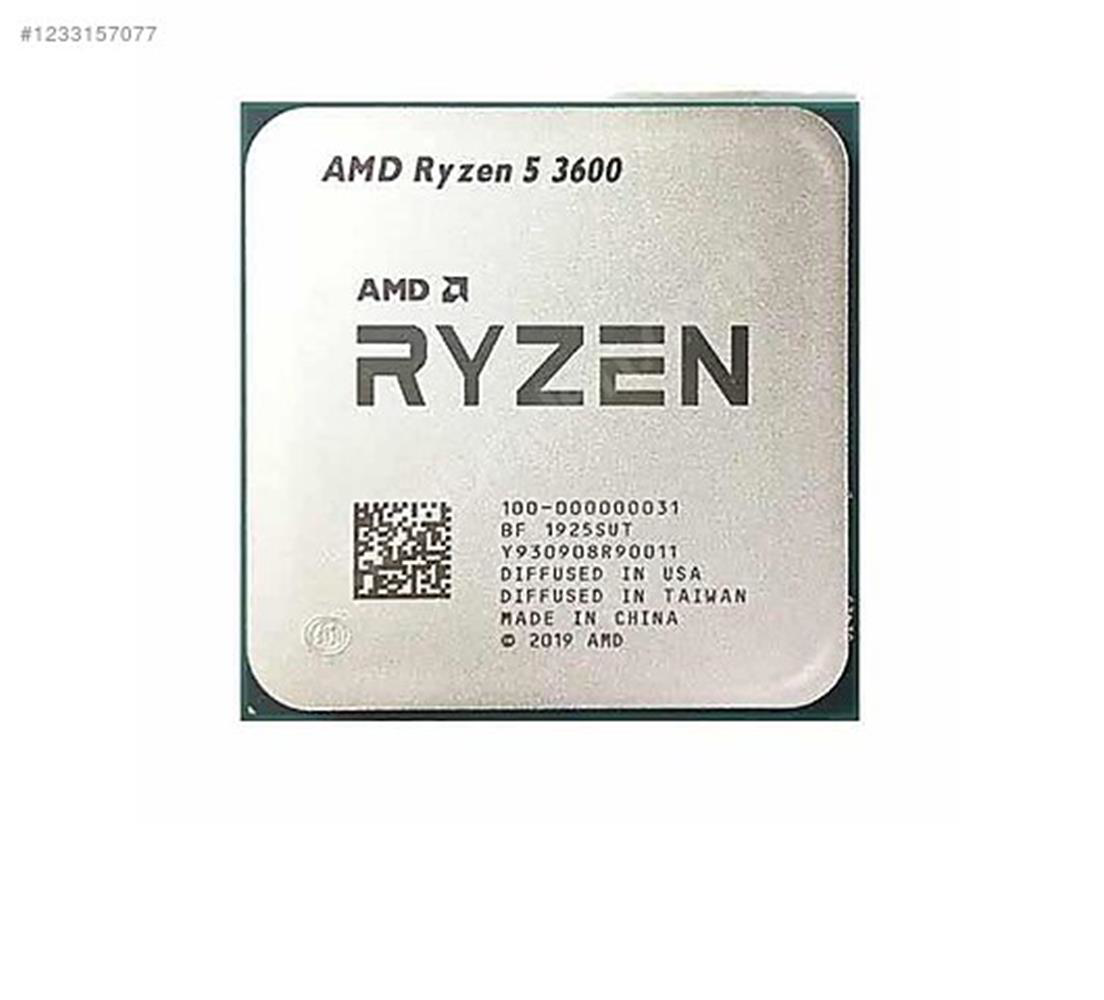 Amd Ryzen 5 3600 MPK 3.60Ghz 32Mb Am4 (65W) Kutusuz Tray İşlemci
