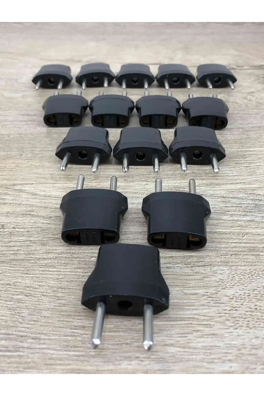 Amerika Fişinden Türkiye Fişine Çevirici Dönüştürücü 15 Adet Siya