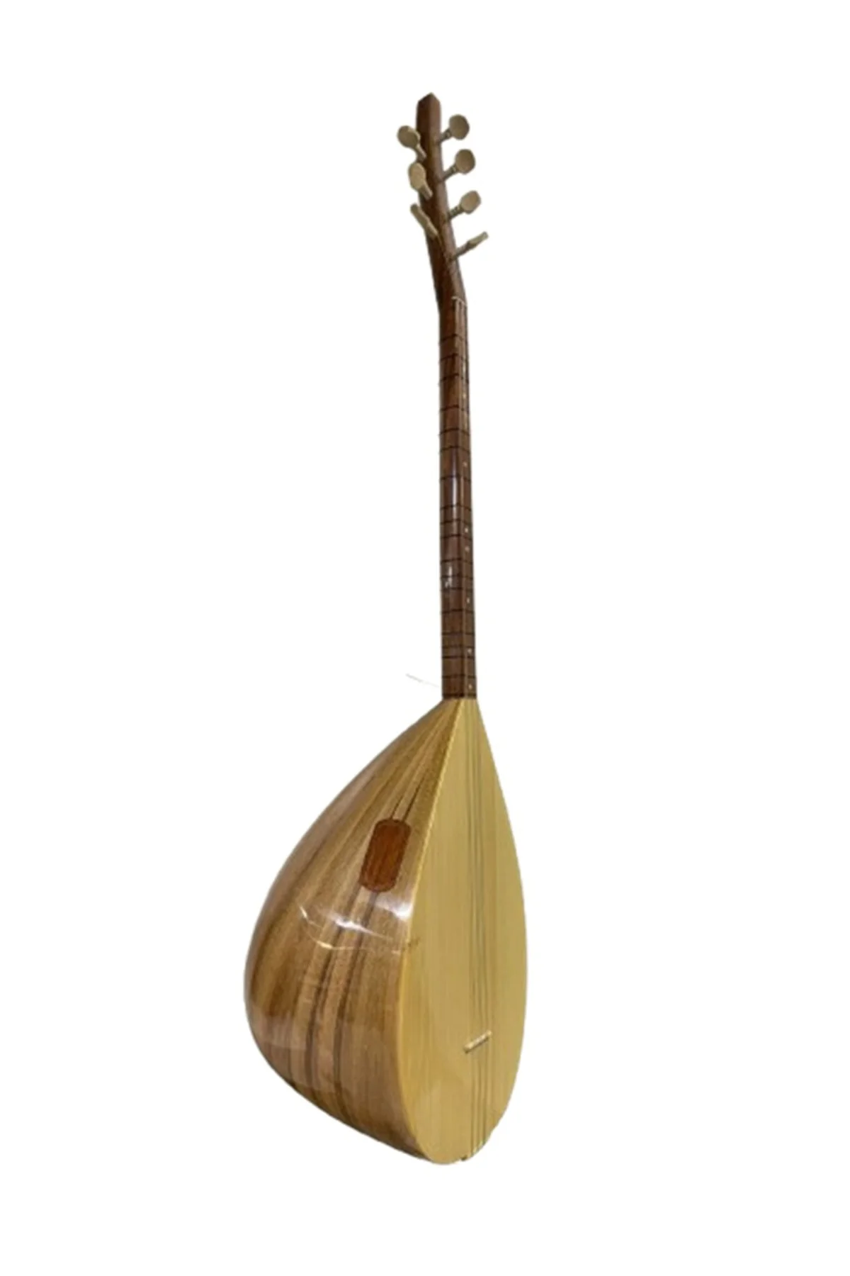 Amerikan Cevizi Ağacı Noktalı Klavye Kısa Sap Bağlama Profesyonel