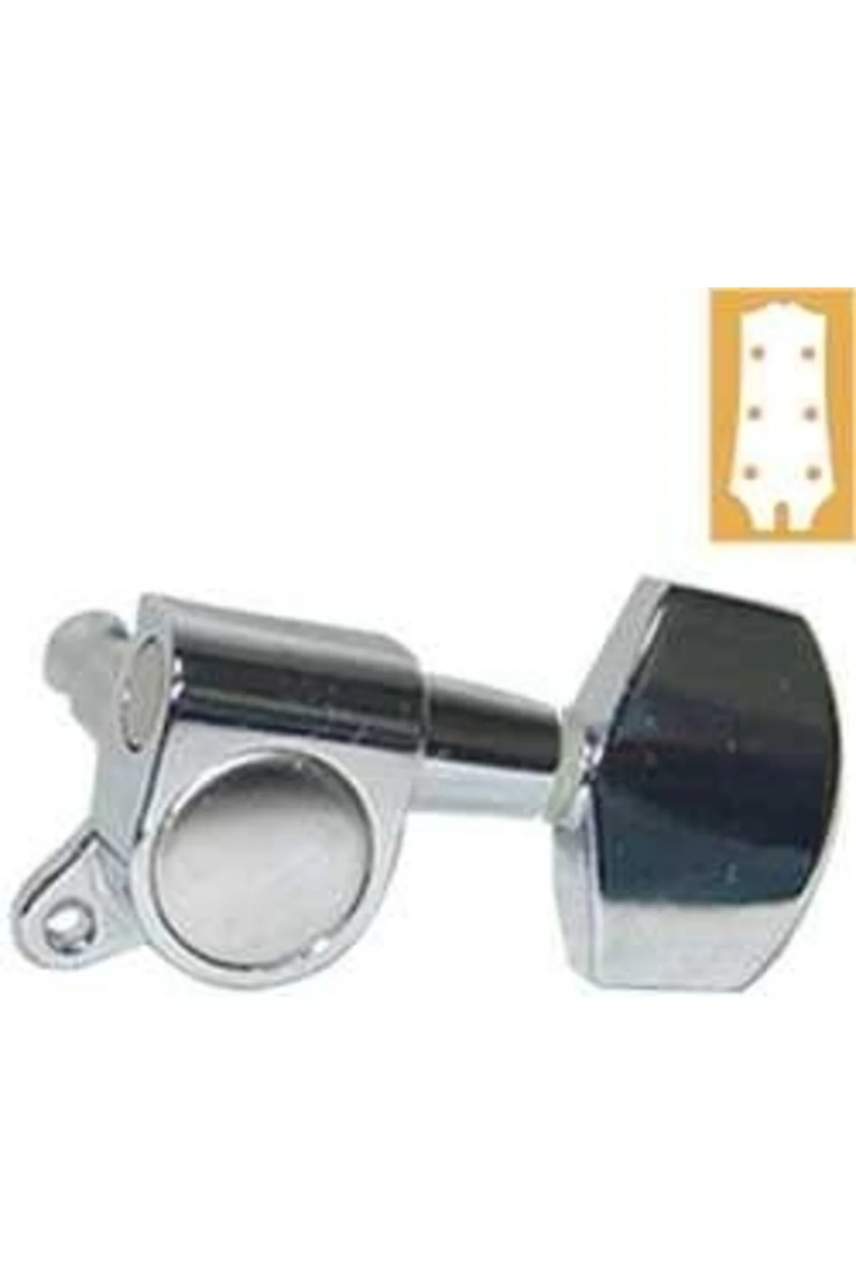 AMH7001CR AKUSTİK GİTAR KULAĞI MACHINE HEAD 3+3SET CHROME