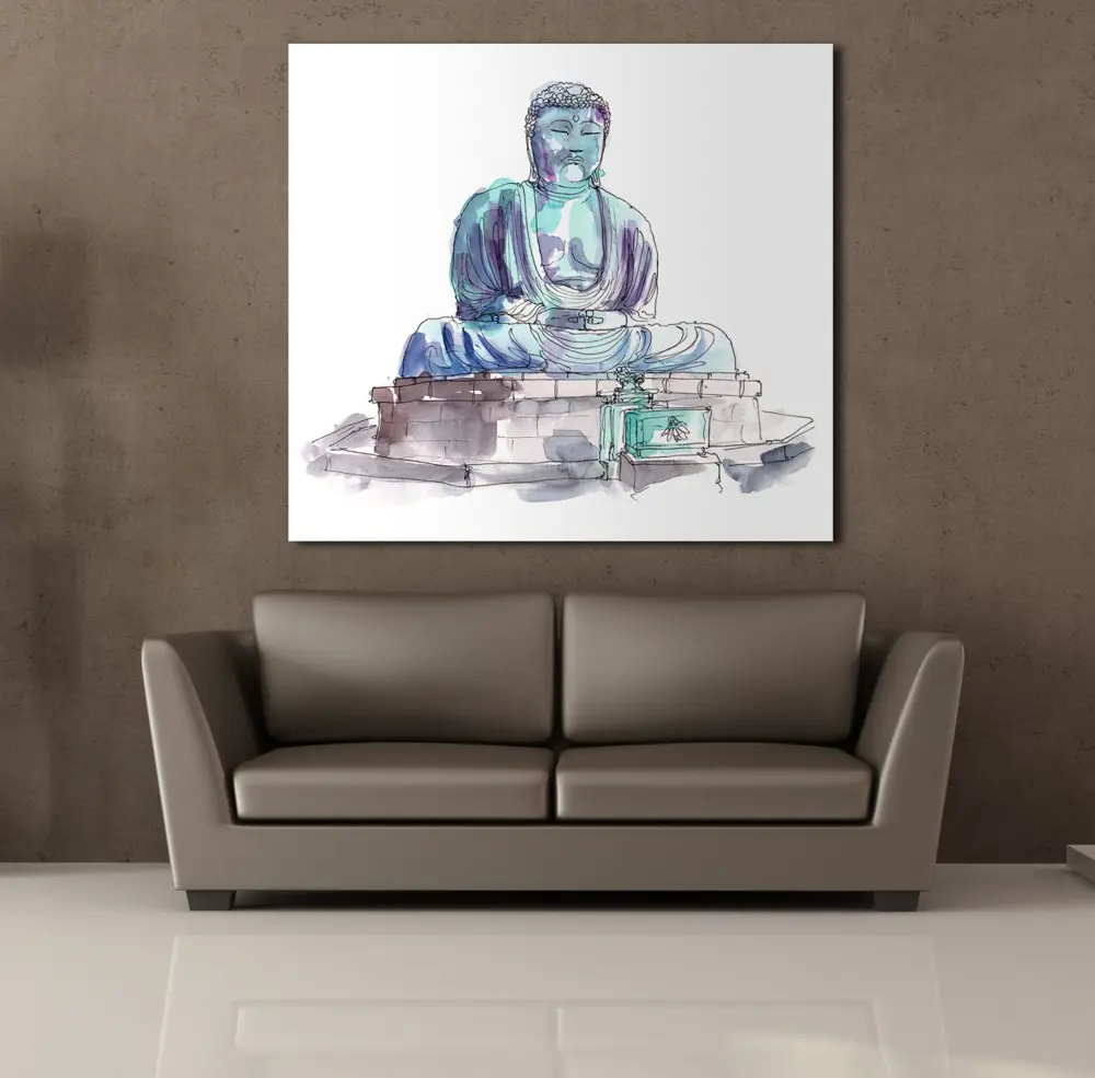 AMİDA BUDDHA KANVAS TABLO