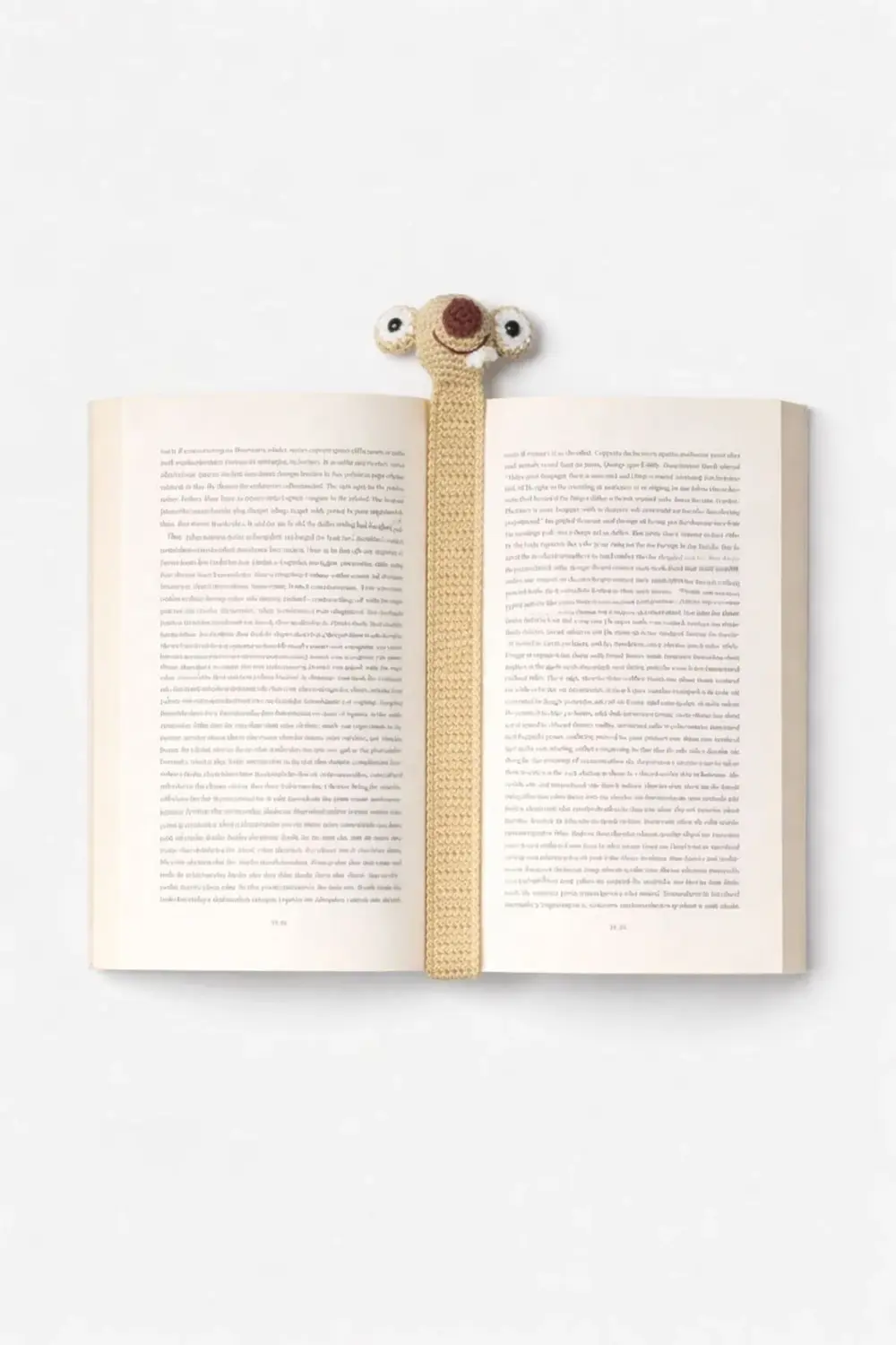 AMİGURUMİ BUZ DEVRİ SİD EL ÖRGÜSÜ KİTAP AYRACI