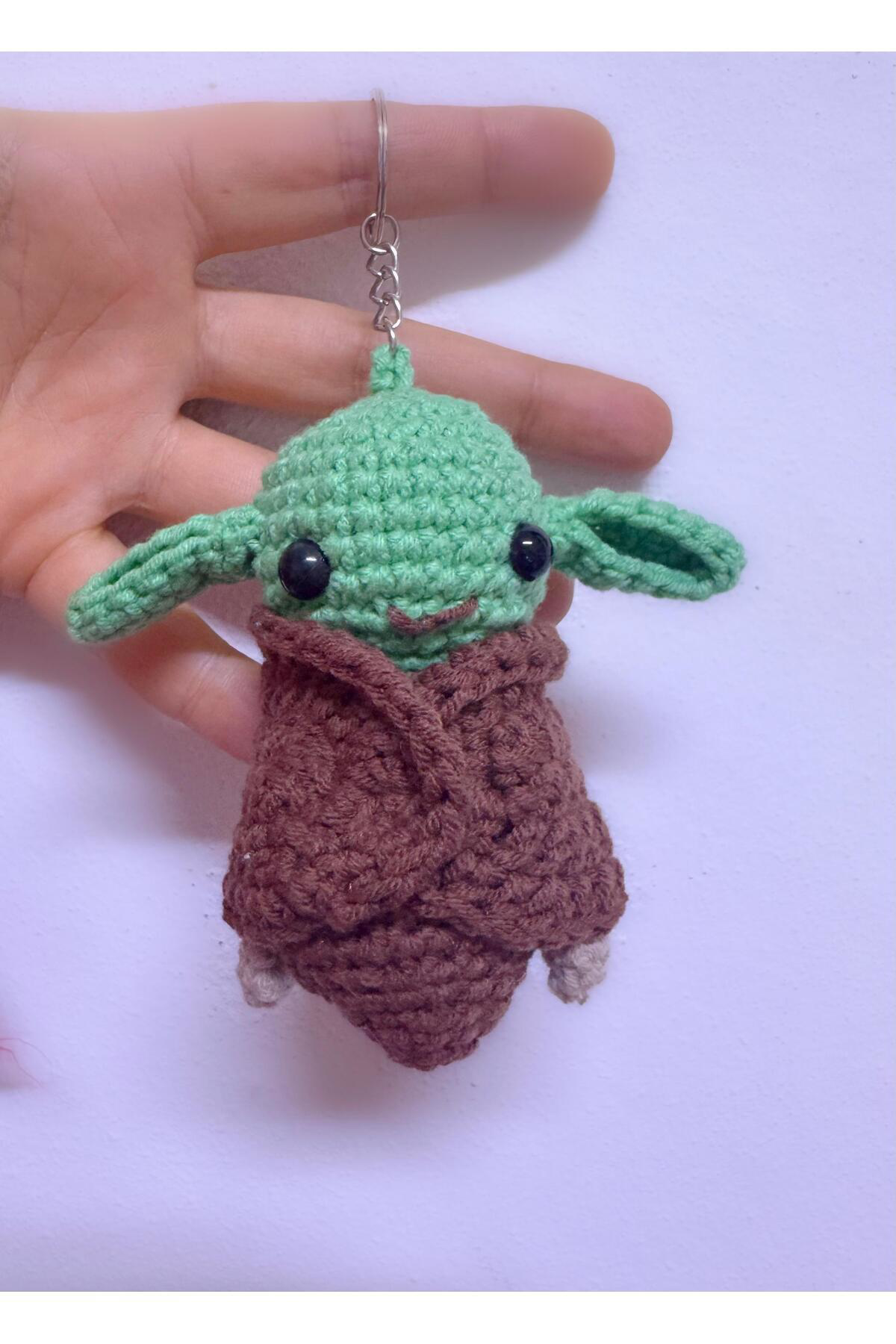 AMİGURUMİ EL YAPIMI BABY YODA ANAHTARLIK