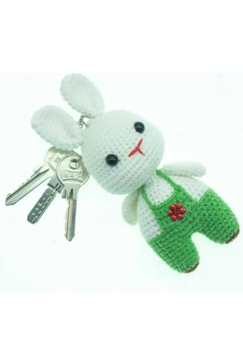 Amigurumi TAVŞAN Anahtarlık,Birinci Sınıf Pamuk İpten Tığ El İşçi