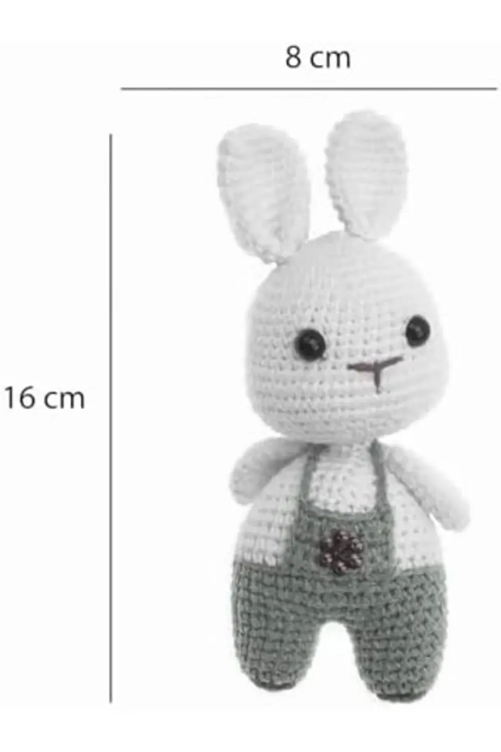 Amigurumi TAVŞAN Anahtarlık,Birinci Sınıf Pamuk İpten Tığ El İşçi