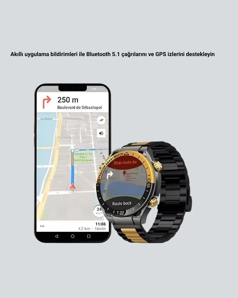 Amoled Akıllı Saat - GPS Destekli Spor ve Günlük Kullanım İçin Yüksek Performanslı Çözüm
