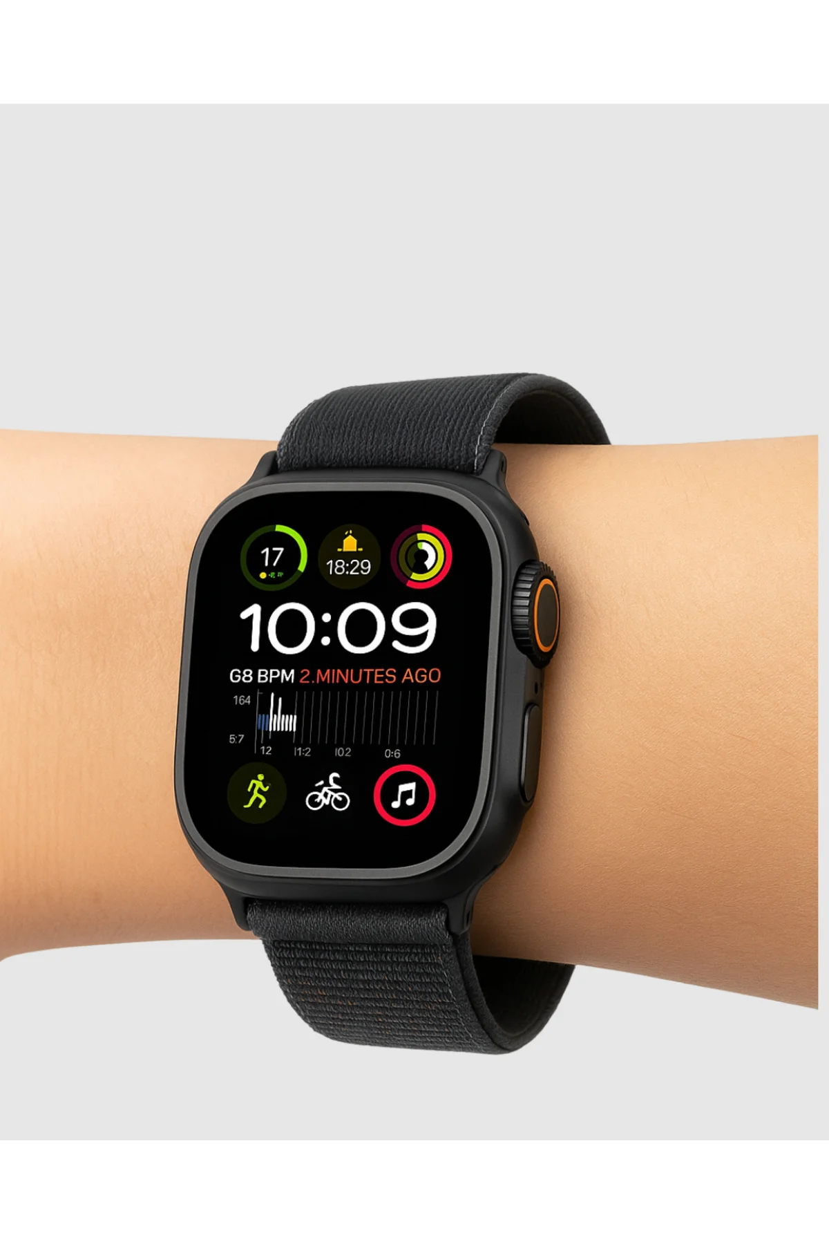 AMOLED Ekran 49mm Ultra Tasarım 3 Kordonlu Akıllı Saat