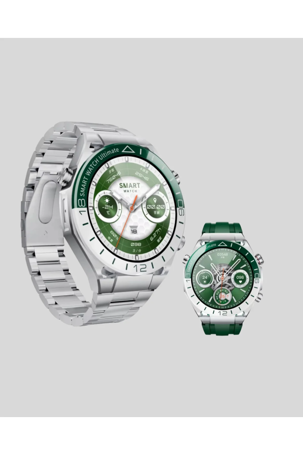 Amoled Ekran Akıllı Saat Harita Gösterimli Bluetooth Aramalı 3 Ka