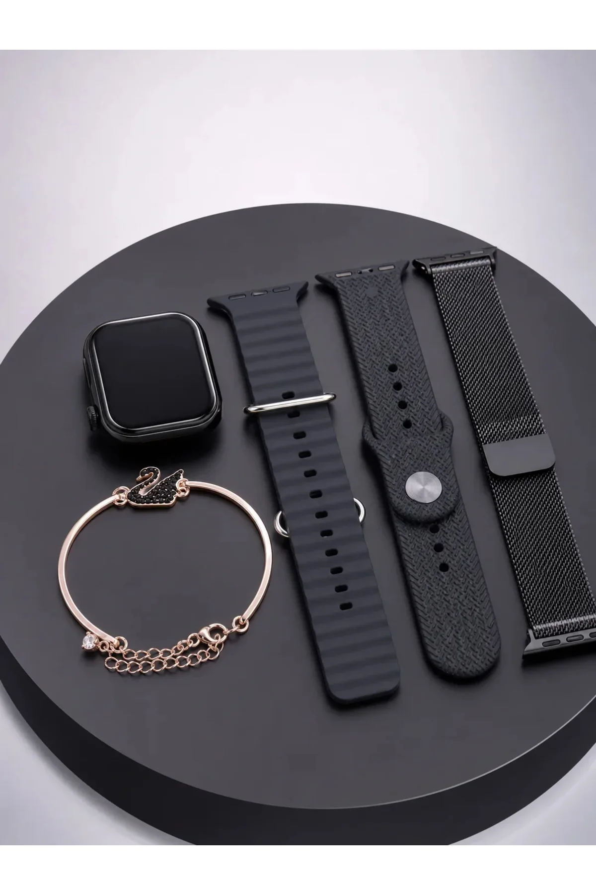 AMOLED Ekranlı Bluetooth Aramalı 3 Kordonlu Akıllı Saat AMOLED Ekranlı Bluetooth Aramalı 3 Kordonlu Akıllı Saat