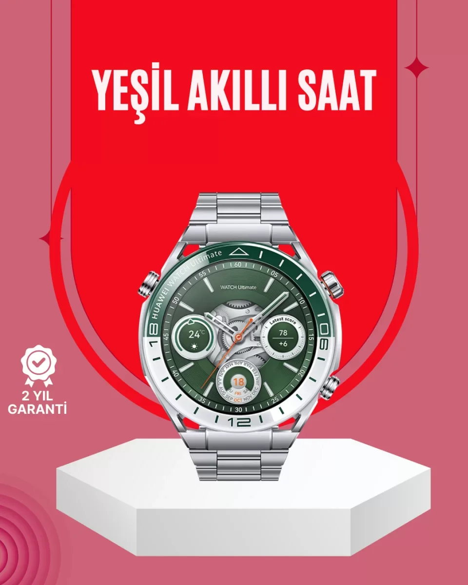 Amoled Smartwatch Harita Modlu Bluetooth Aramalı 3 Değiştirilebil