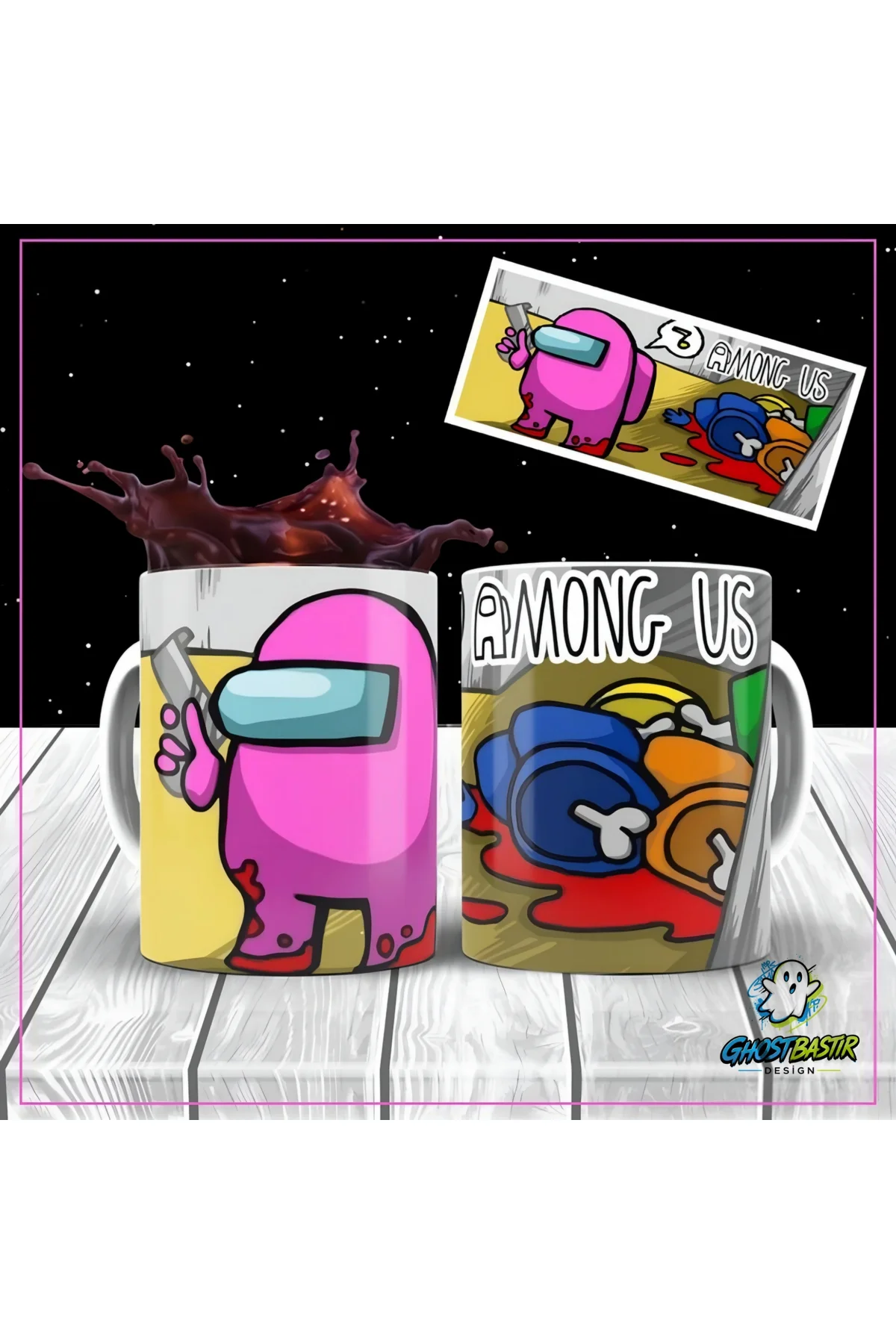 Among Us Kupa Bardak | Tek Adet K0146