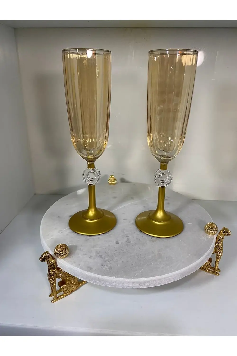 Amore 2li Kahve Yanı Kadeh Bardak