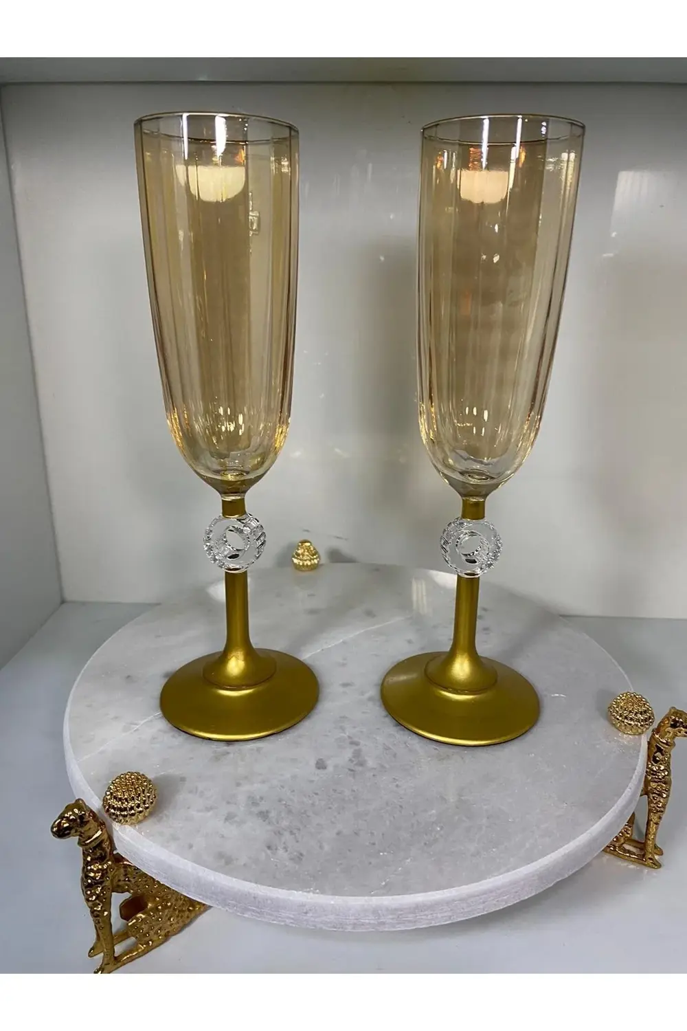 Amore 2li Kahve Yanı Kadeh Bardak