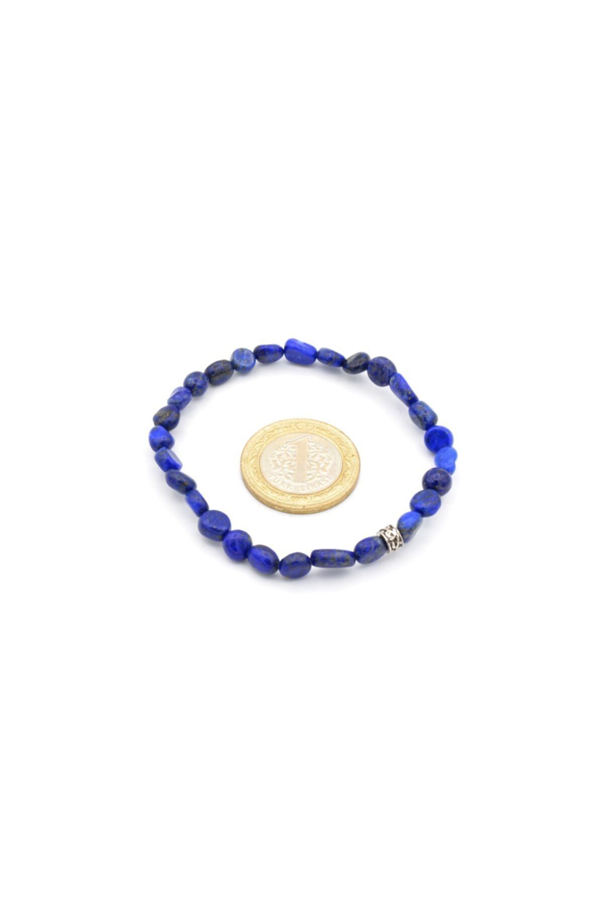Amorf Kesim Doğal Lapis Lazuli Taşı Bileklik 1.kalite