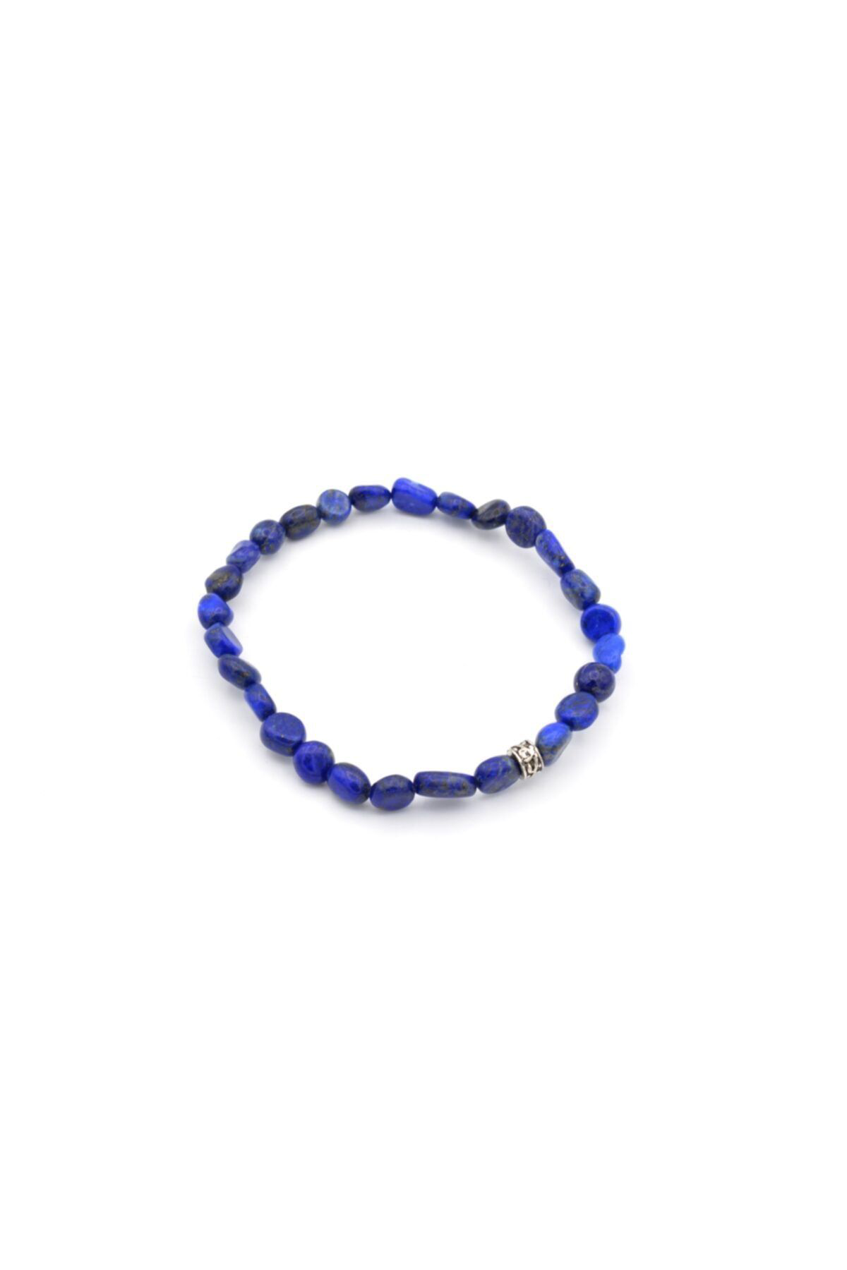 Amorf Kesim Doğal Lapis Lazuli Taşı Bileklik 1.kalite