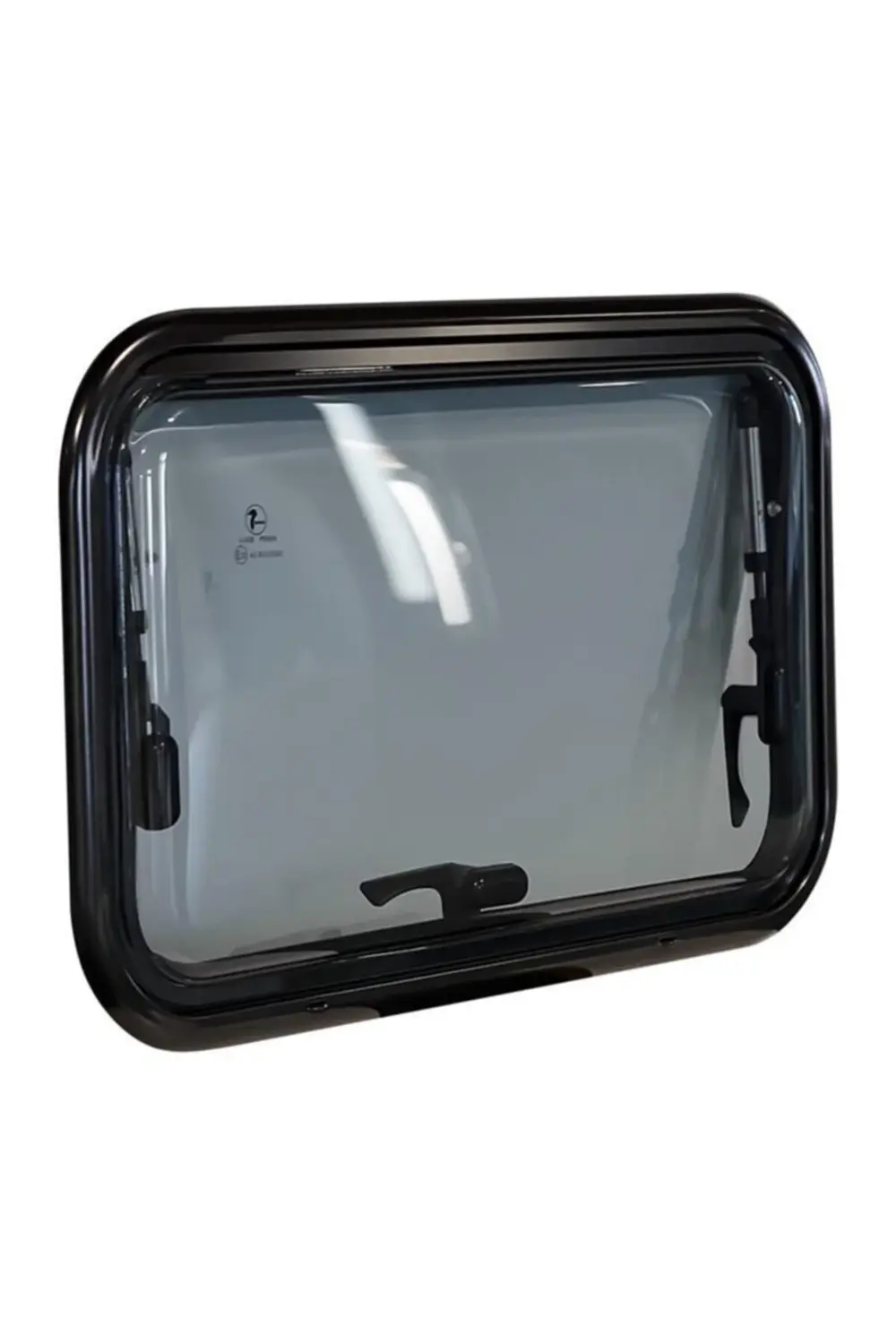 Amortisörlü Karavan Penceresi 30cm X 70cm (SİNEKLİK & PERDE DAHİL