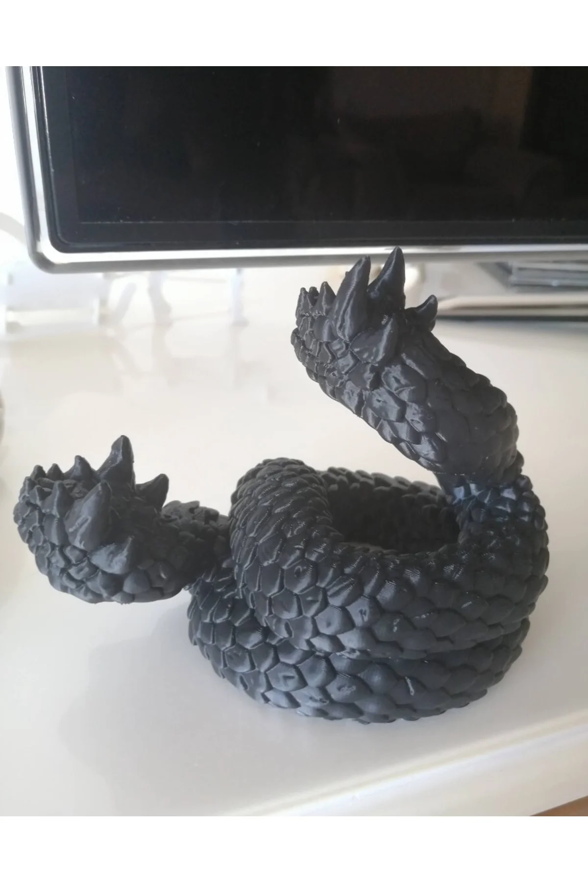 Amphisbaena Lizard Çift Başlı Yılan Figür 10 Cm