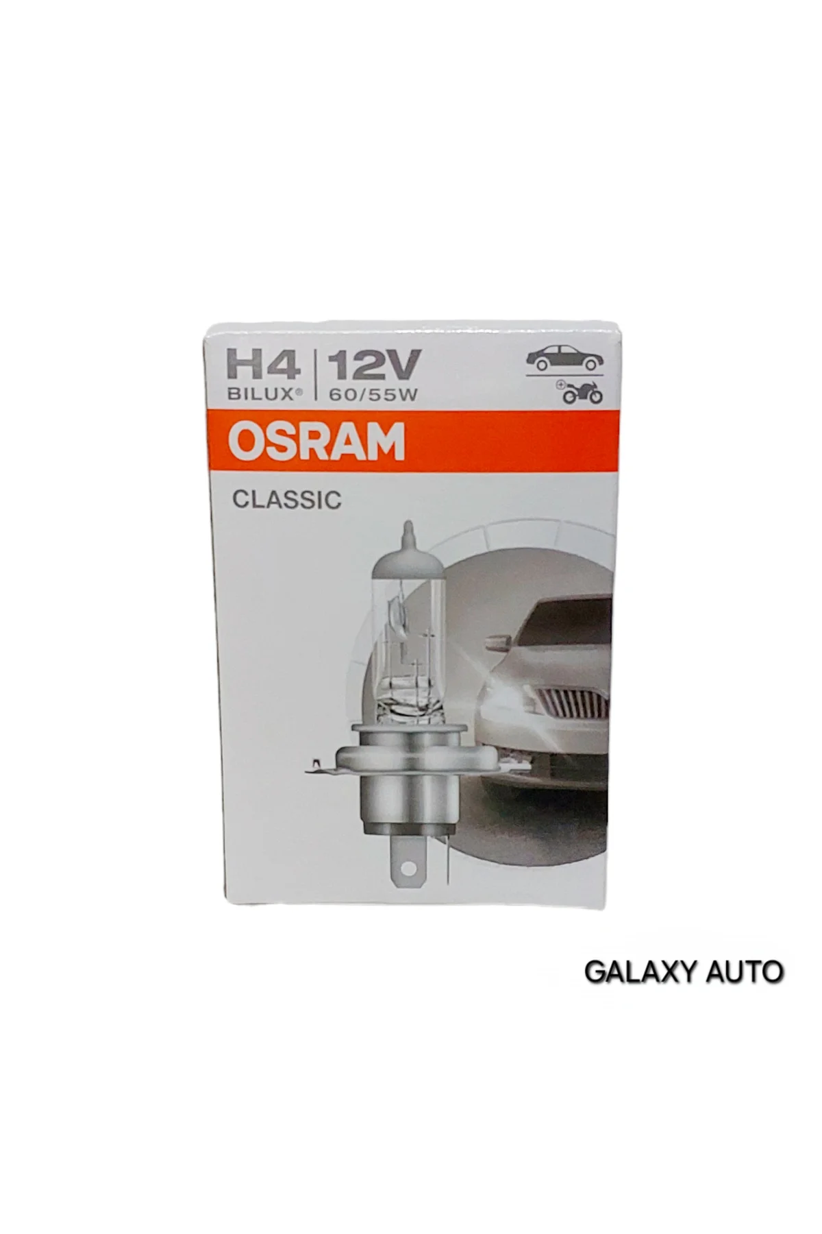 Ampul 12v H4 55/60w Tırnaklı Far 43t Classıc Halojen