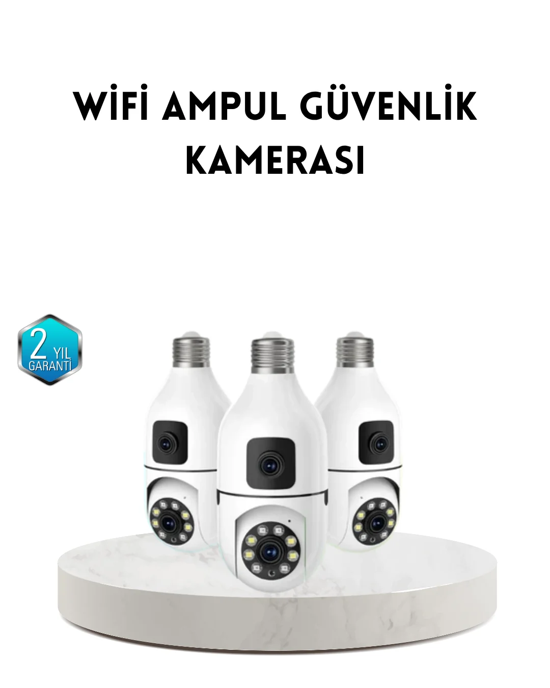 Ampul Tipi WiFi Kamera 2MP Lensli Full HD Görüntü ve Akıllı Hareket Algılama Fiyatı, Yorumları ve Özellikleri