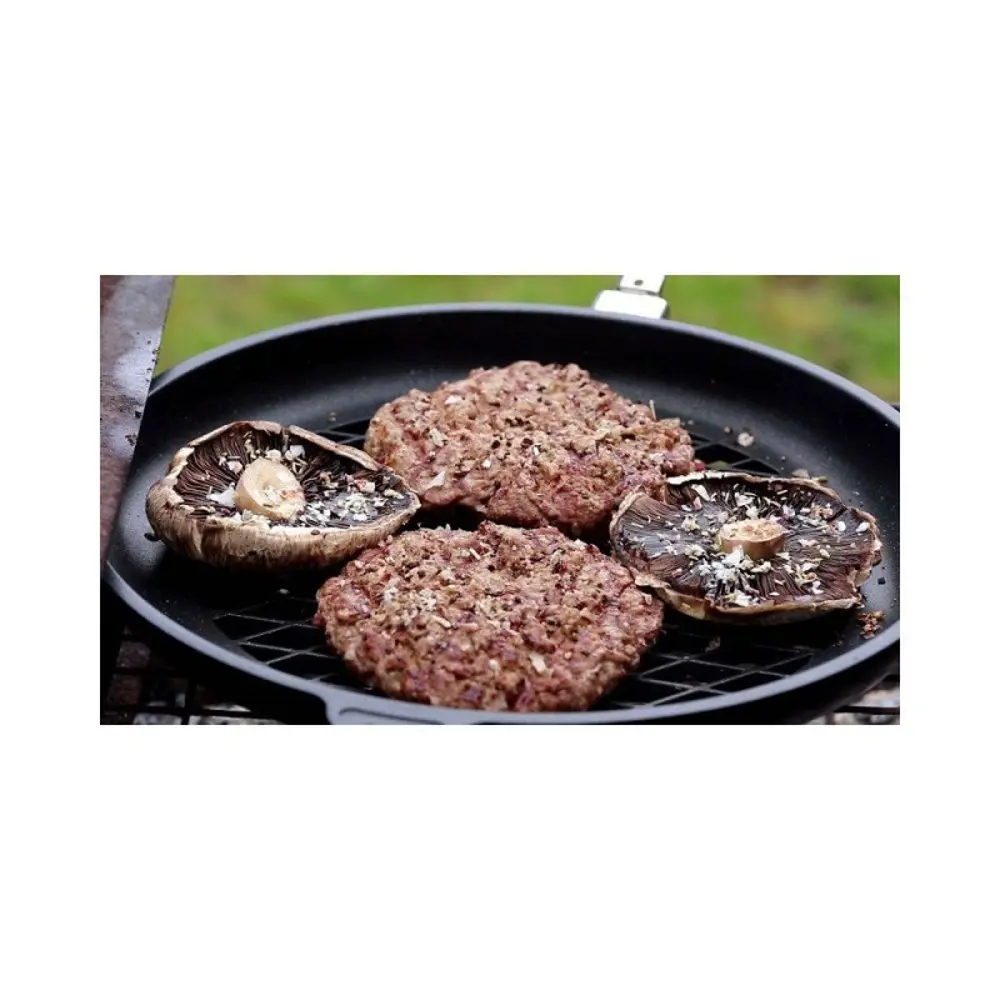 Amt Delikli Döküm Bbq Tava 32 Cm Sökülebilir Sap 432BBQEZ20B Amt Delikli Döküm Bbq Tava 32 Cm Sökülebilir Sap 432BBQEZ20B