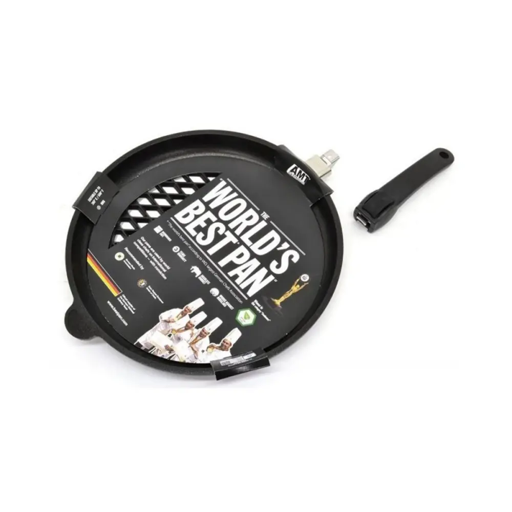 Amt Delikli Döküm Bbq Tava 32 Cm Sökülebilir Sap 432BBQEZ20B Amt Delikli Döküm Bbq Tava 32 Cm Sökülebilir Sap 432BBQEZ20B