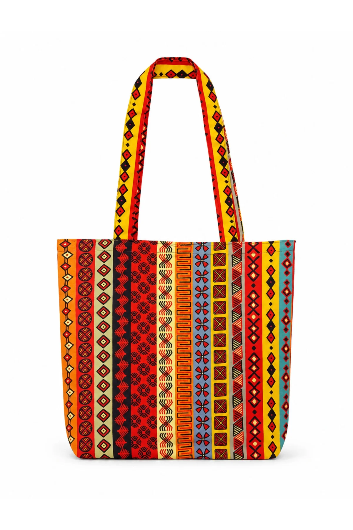 Anadolu Kilim Desenli Keten Omuz Çantası Kadın Omuz Çantası, Geni