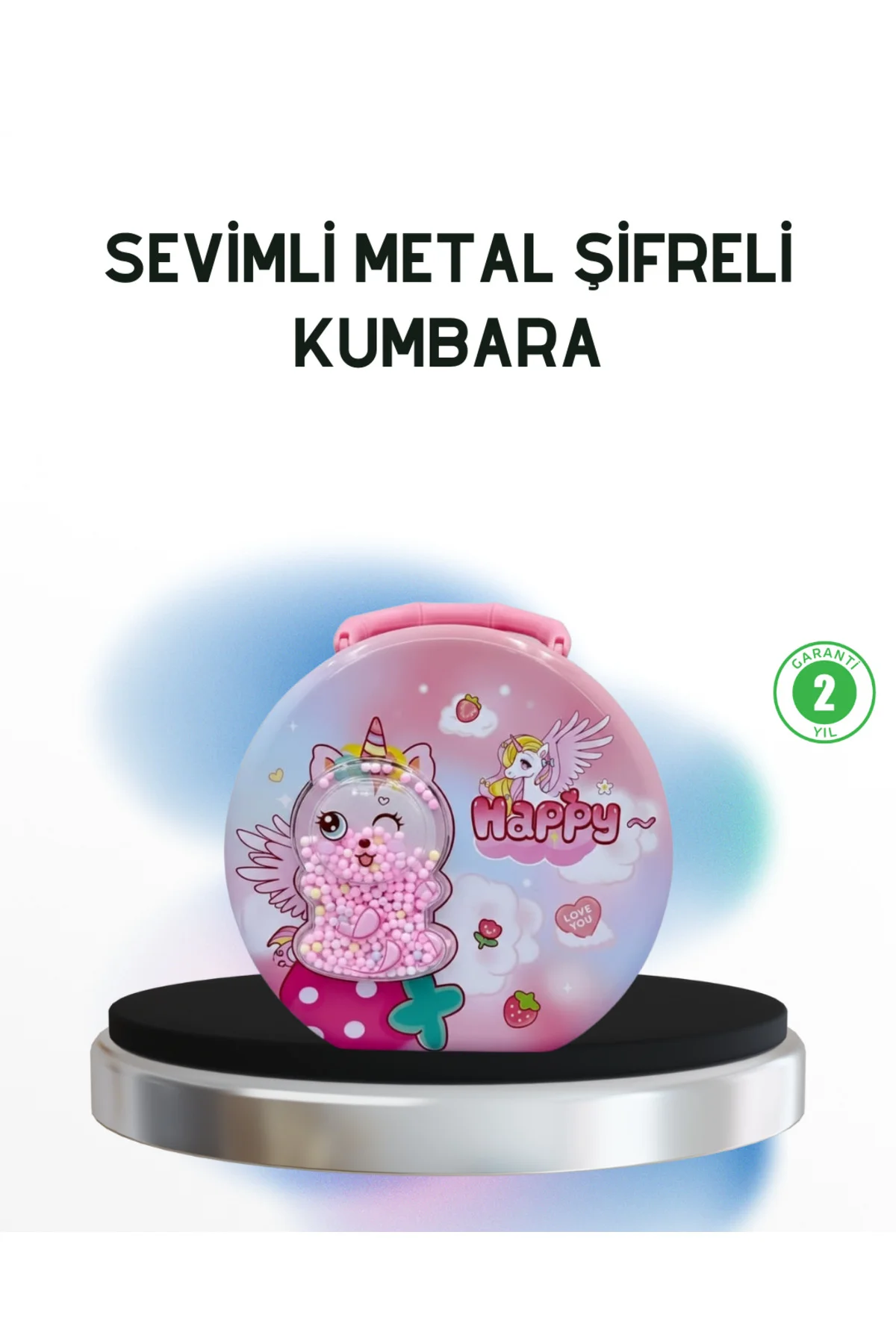 Anahtarlı Çocuk Para Kasası Eğitici ve Dekoratif Tasarım