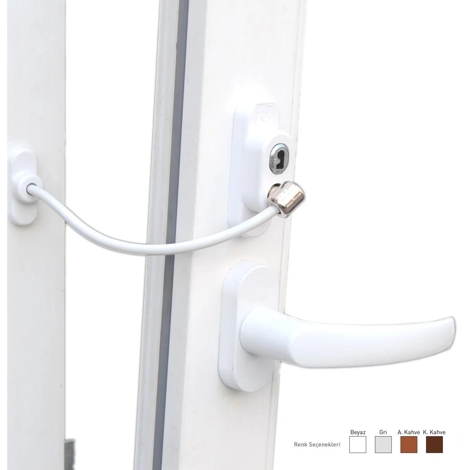 Anahtarlı Halatlı Pvc Kapı Pencere Emniyet Kilidi Bx40 Fiyatı, Yorumları ve Özellikleri