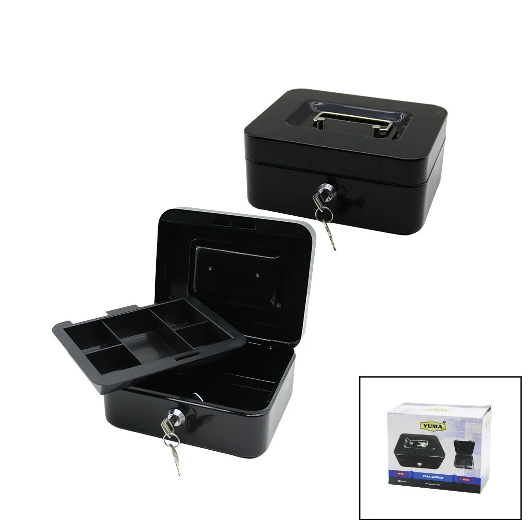 Anahtarlı Küçük Metal Para -değerli Eşya Kutusu 2kat=tek+6 Bölme Taşıma Kulp - 15.2x11.8x8cm Bx40 Fiyatı, Yorumları ve Özellikleri