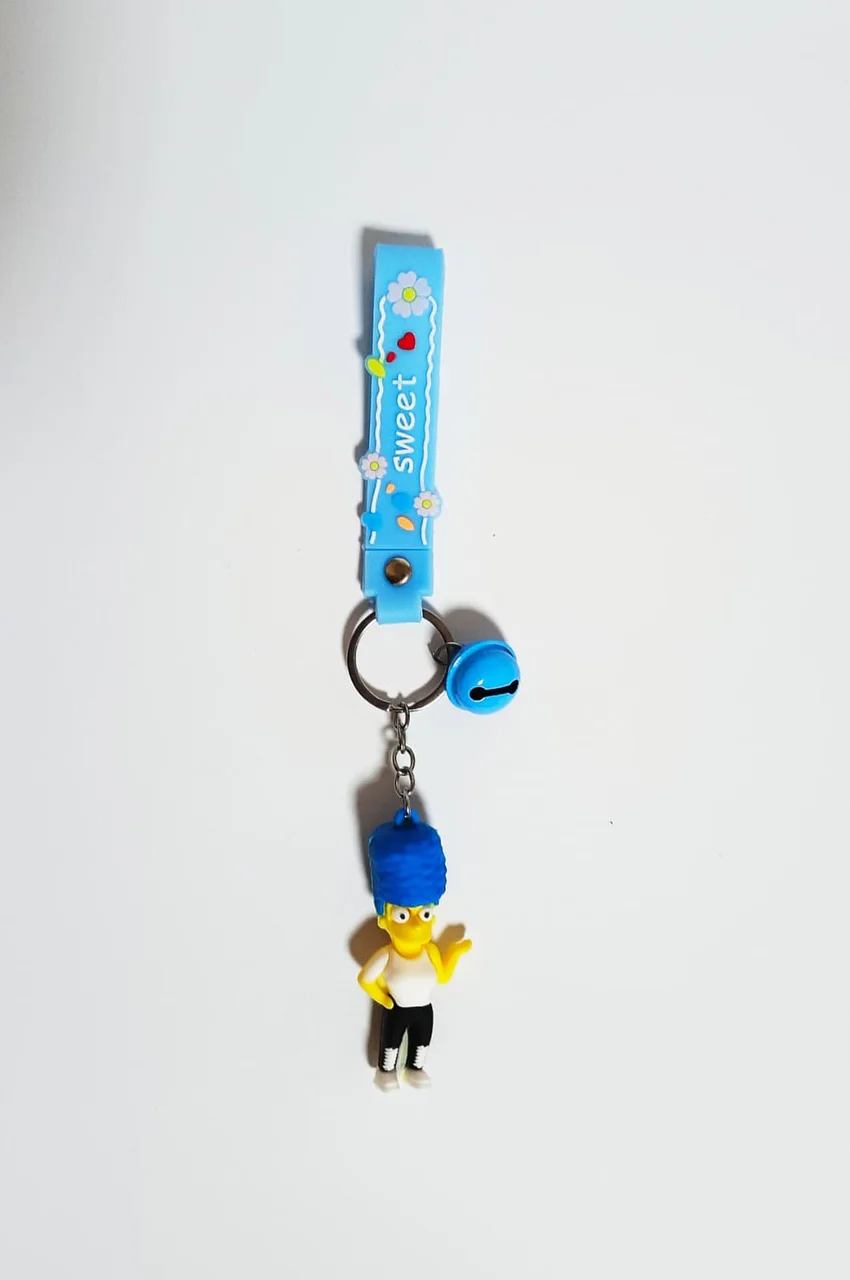 Anahtarlık Mavi Saçlı Simpsons Anahtarlık Mavi Saçlı Simpsons