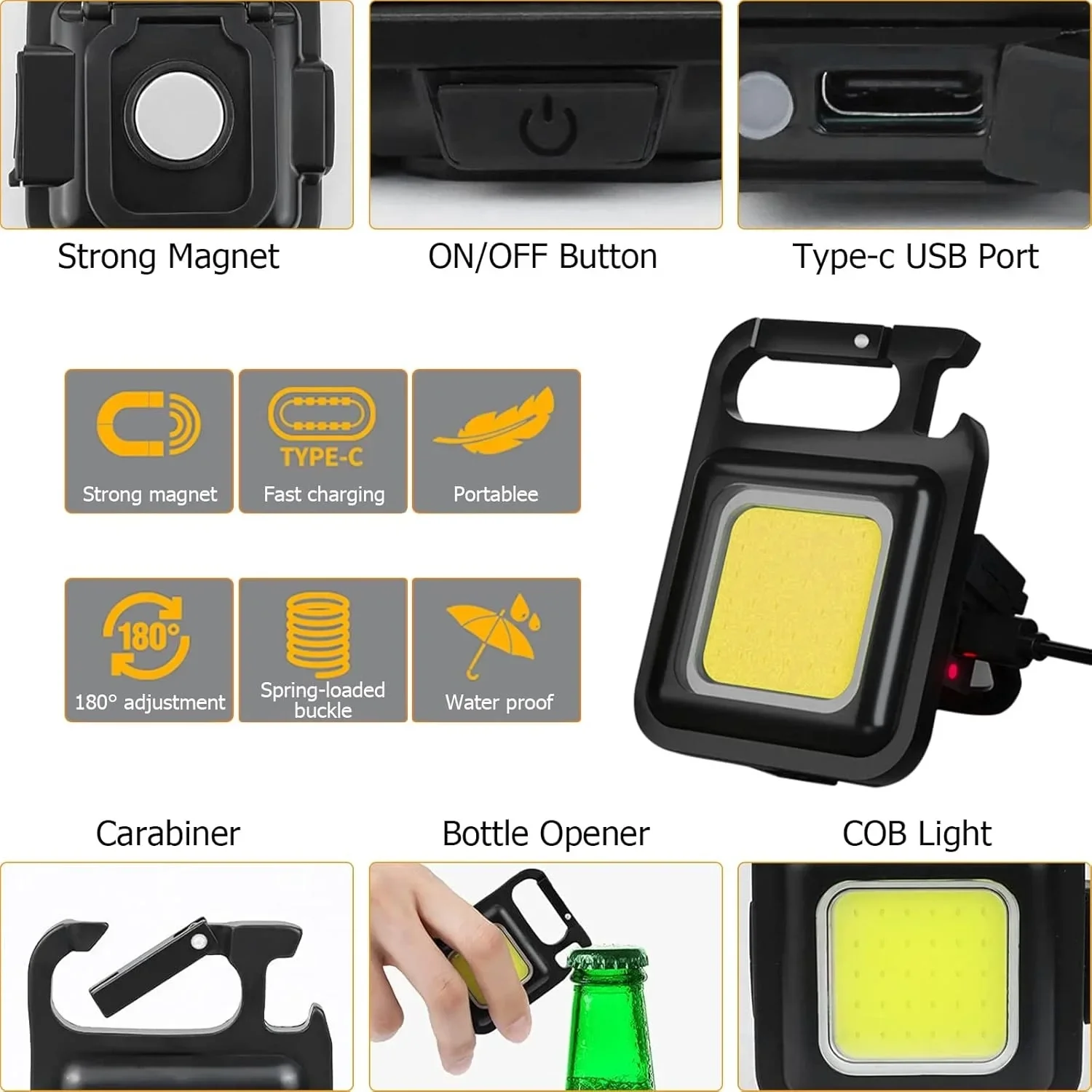 Anahtarlıklı Fener Fener Cob Led Bx40 Fiyatı, Yorumları ve Özellikleri