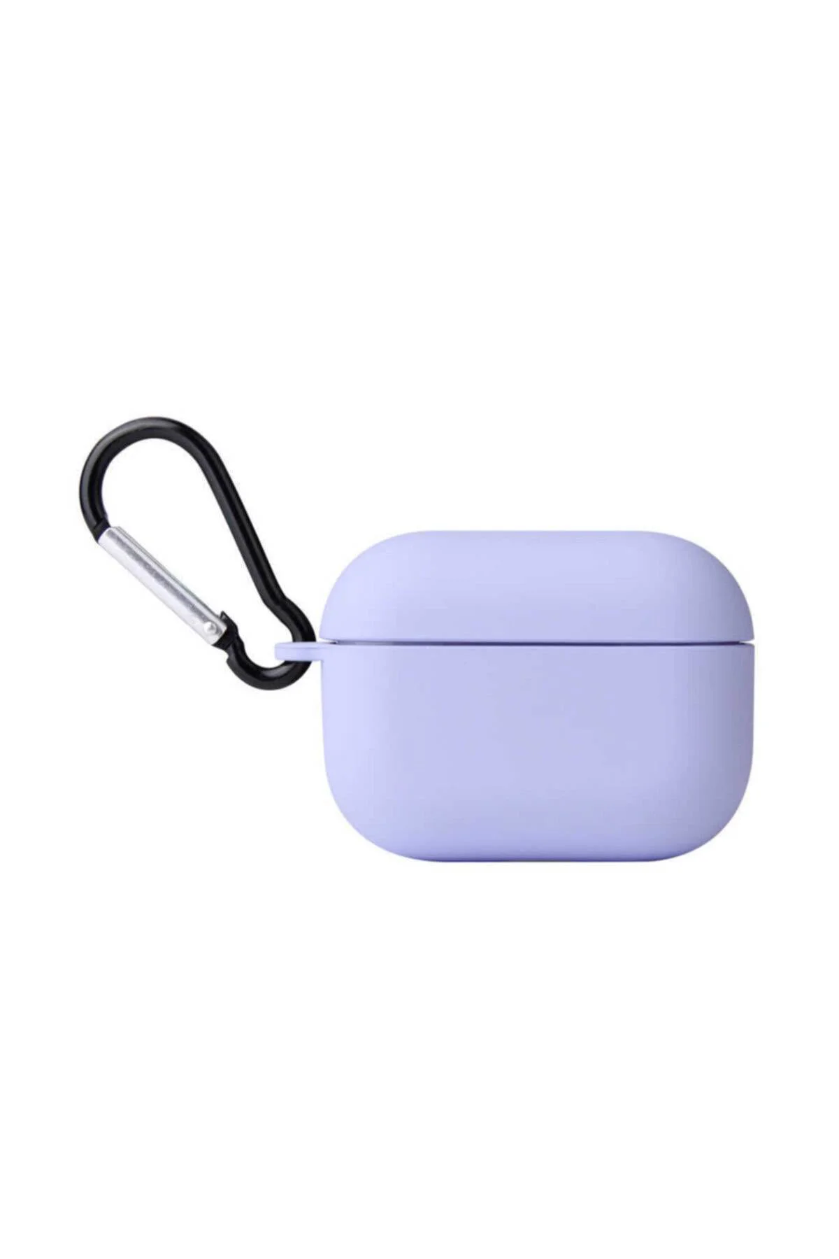 Anahtarlıklı Silikon AirPods Pro Kılıfı Lila