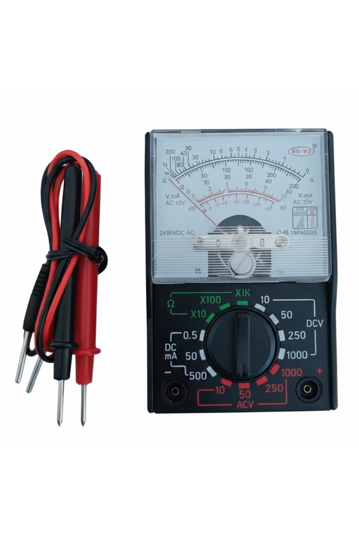 Analog İbreli Multimetre, Profesyonel AC/DC Akım Test Cihazı, Vol