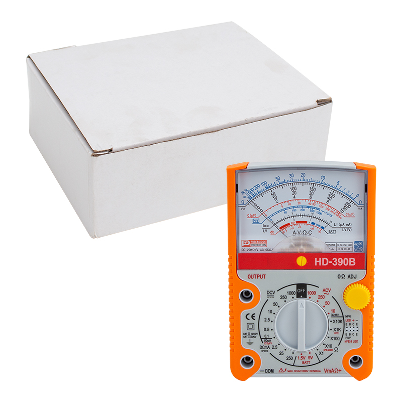 ANALOG ÖLÇÜ ALETİ HD-390B GENİŞ EKRAN (4741)