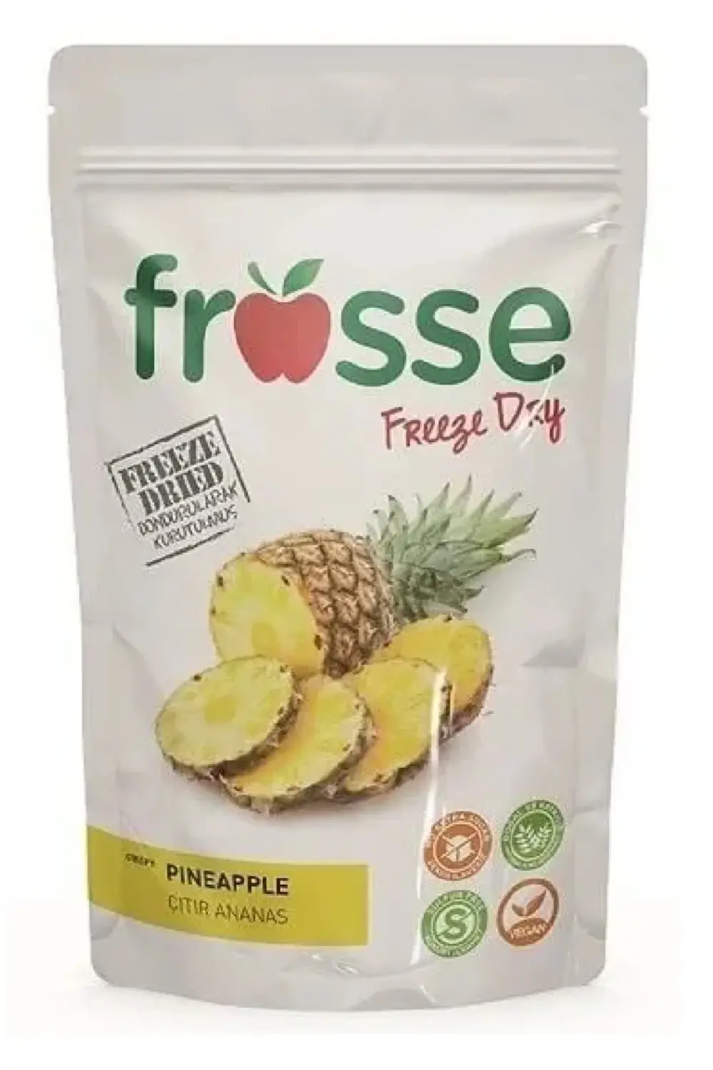 Ananas Kıtırı Freeze Dried (DONDURARAK KURUTULMUŞ) Ananas Cipsi