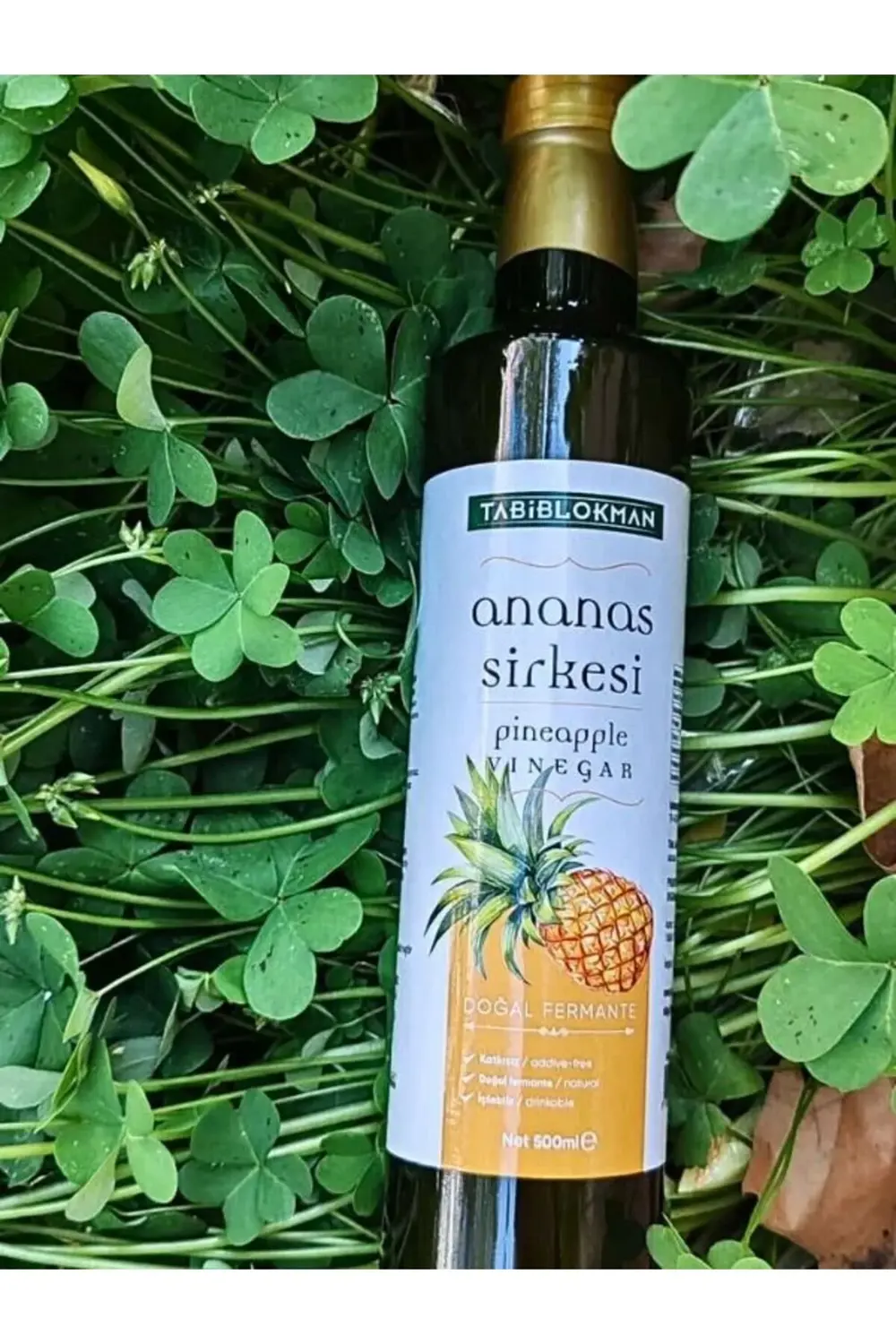 Ananas Sirkesi 500 ml Detox Doğal Fermantasyon