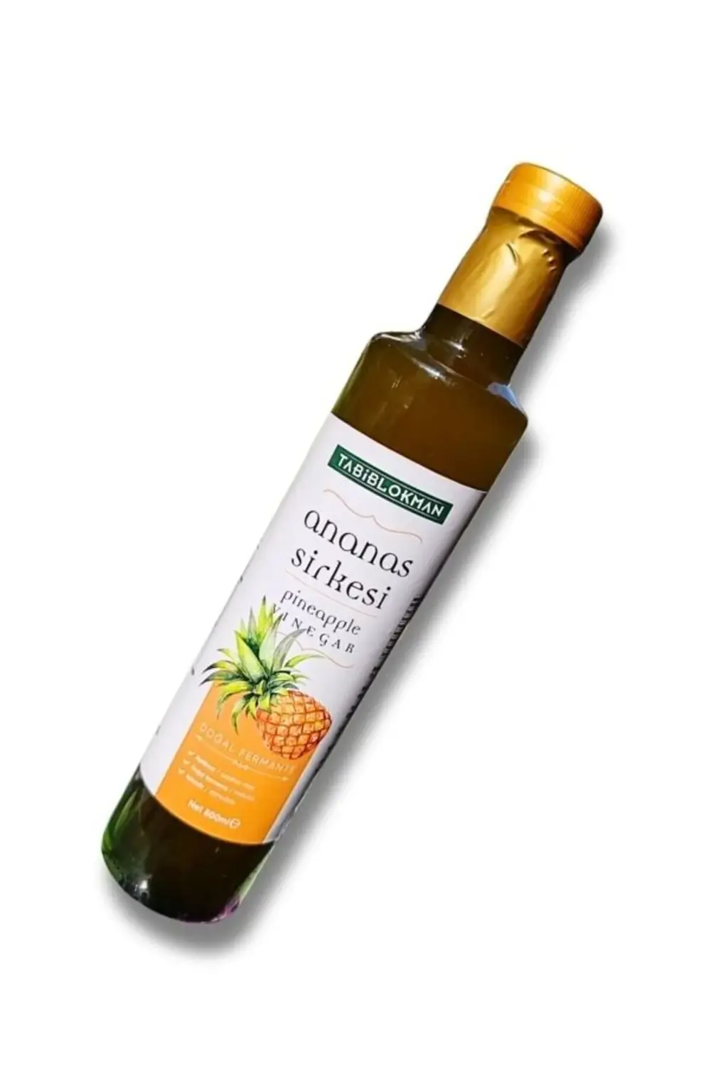 Ananas Sirkesi 500 ml Detox Doğal Fermantasyon