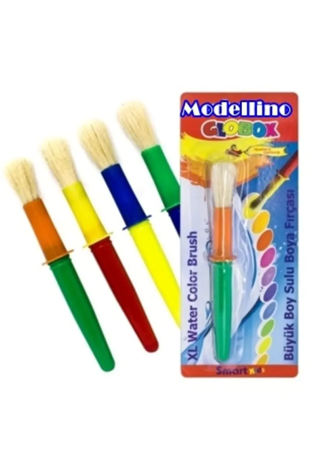 Anaokulu Suluboya Resim Alıştırma Fırçası Globox Okul Öncesi Ilk