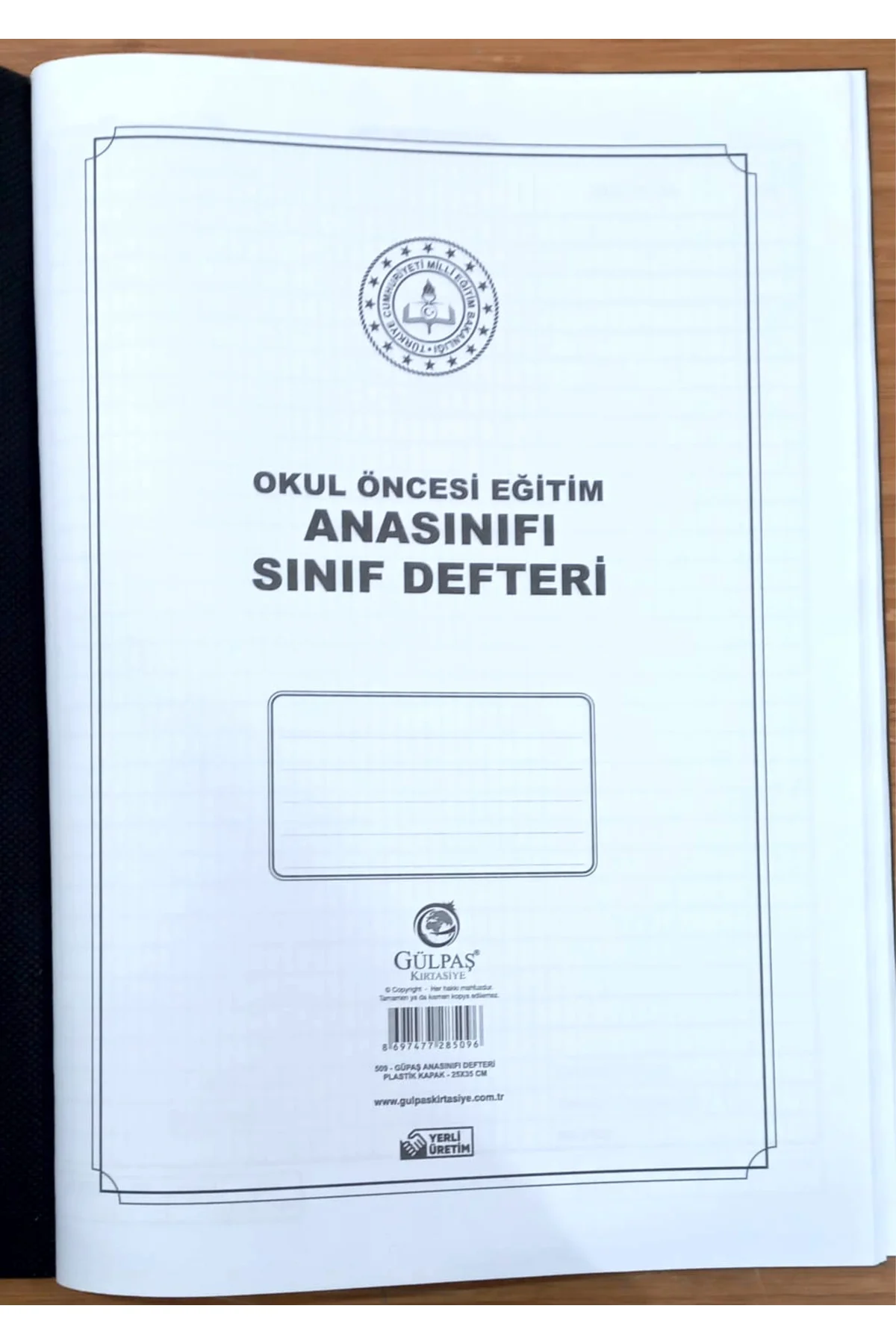 Anasınıfı Sınıf Defteri Plastik Kapak Karma Renkler.