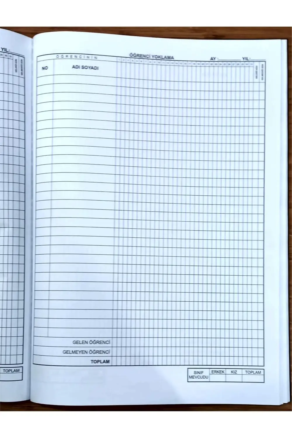 Anasınıfı Sınıf Defteri Plastik Kapak Karma Renkler.