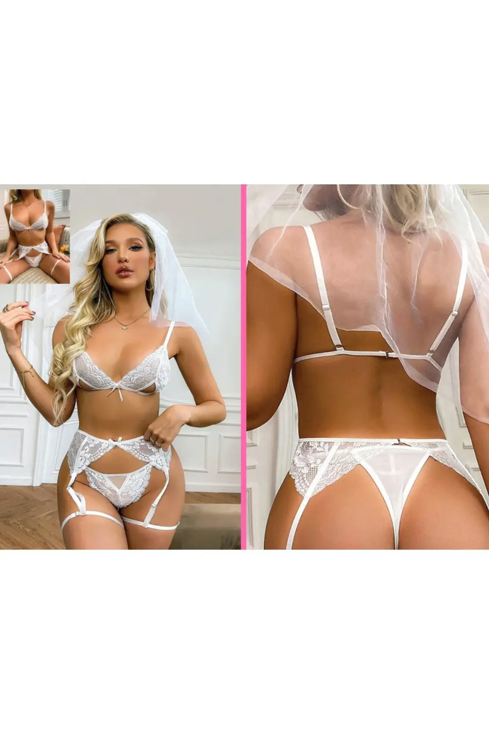 ANASTASİA FANTAZİ GELİN JARTİYER SET