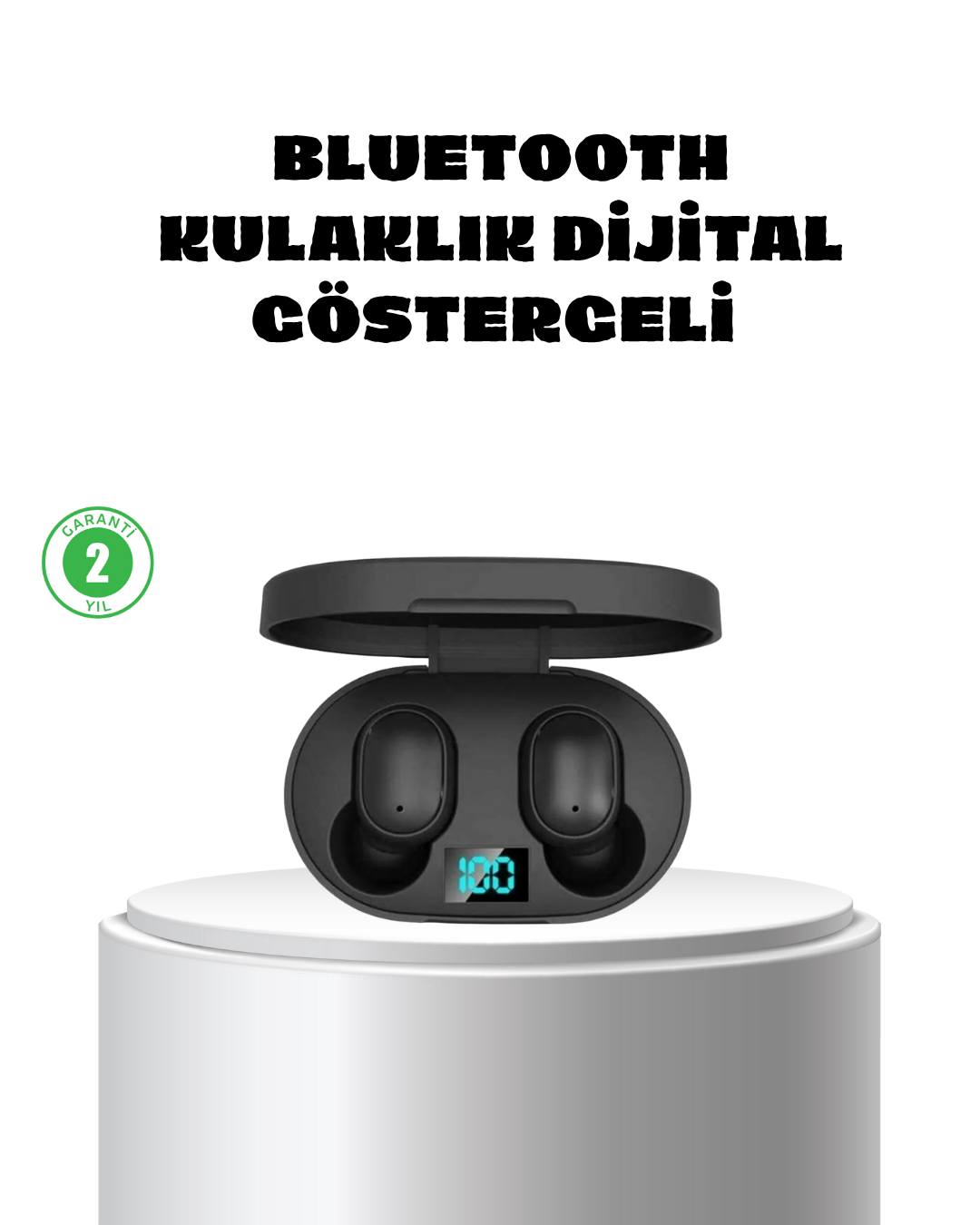 ANC Bluetooth Kulaklık – Suya ve Tere Dayanıklı, Uzun Pil Ömürlü,