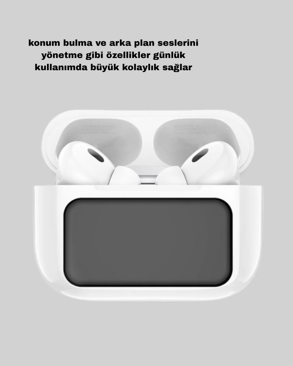 ANC Bluetooth Kulaklık – Dokunmatik Powerbank Kutulu Akıllı Spor Kulaklığı