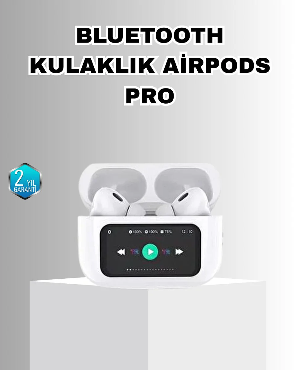 ANC Bluetooth Kulaklık – Dokunmatik Powerbank Kutulu Akıllı Spor Kulaklığı