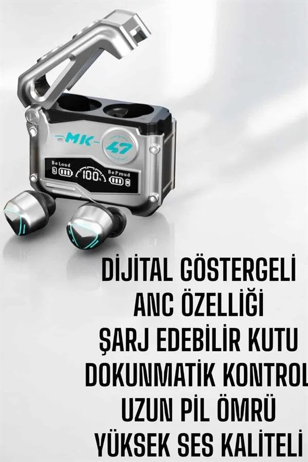 ANC Özellikli Bluetooth 5.0 Oyuncu Kulaklığı - Gürültü Engelleme Spor Kulaklığı