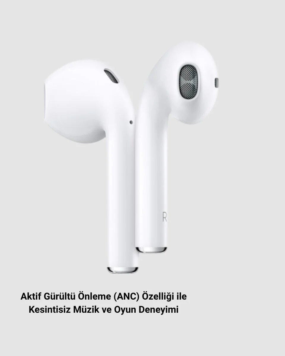 ANC Teknolojili Bluetooth Kulak Üstü Kulaklık – RGB Işıklı Oyun ve Müzik Kulaklığı