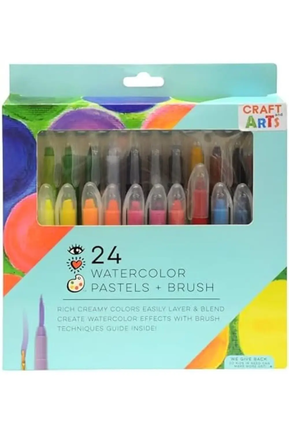 And Arts 24'Lü Pastel Ve Fırça 4124 1178227